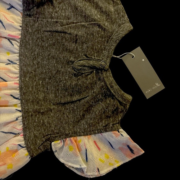 Miki Miette Nordstrom Baby Floral Dress - Dainty - 9 Months - NWT - Picture 3 of 12